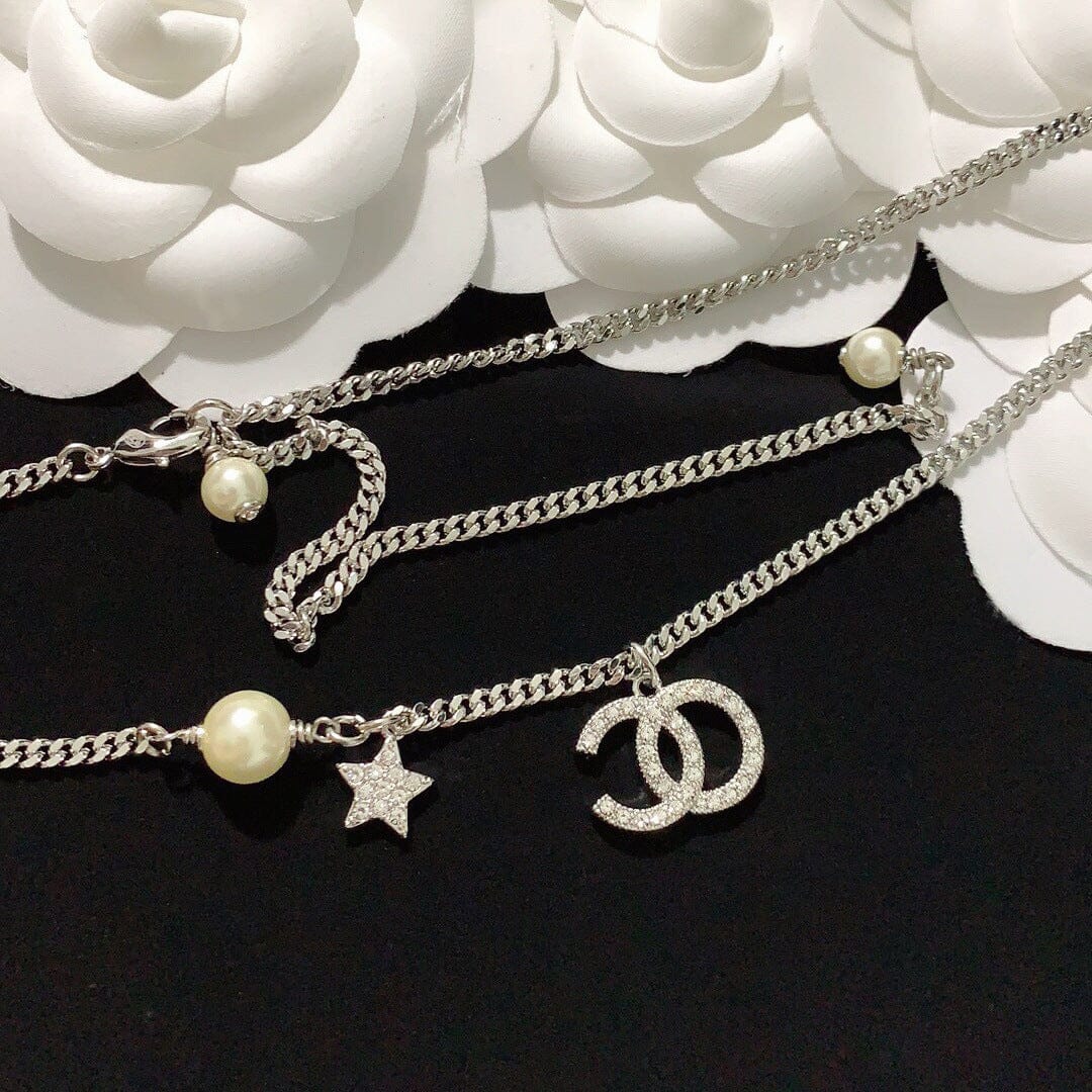 Star Pearl Necklace Necklaces Claire & Clara 