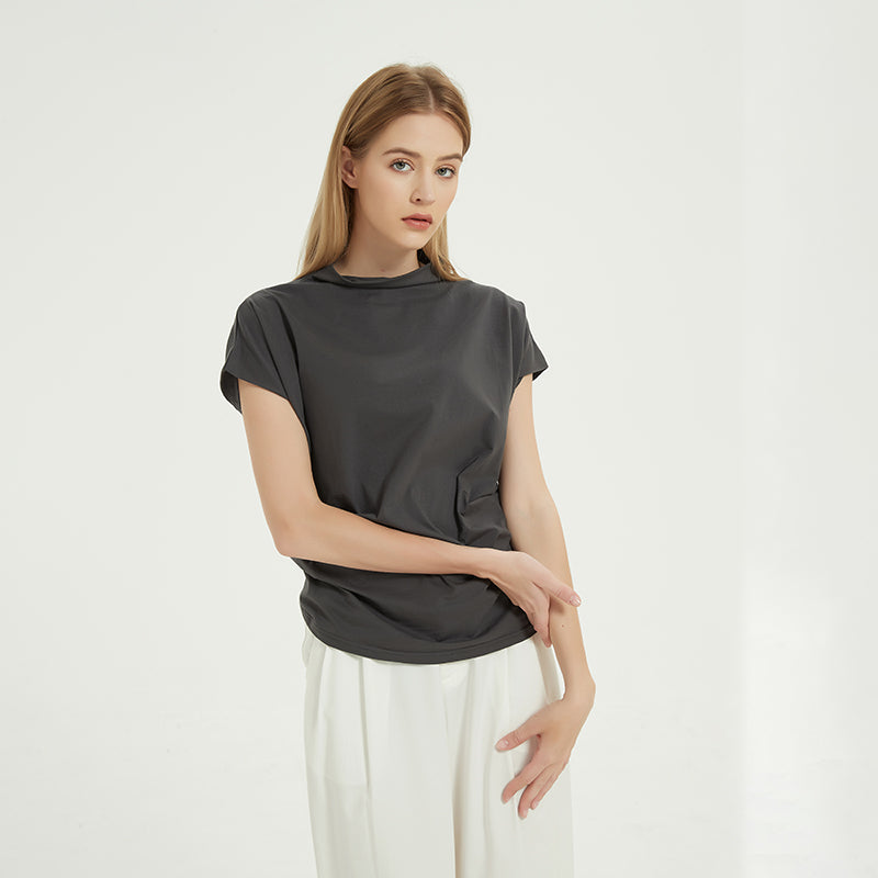 Susie Turtleneck Casual Tee Top Claire & Clara 