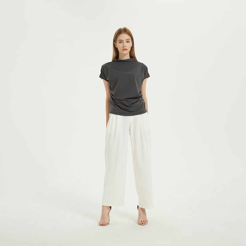 Susie Turtleneck Casual Tee Top Claire & Clara 