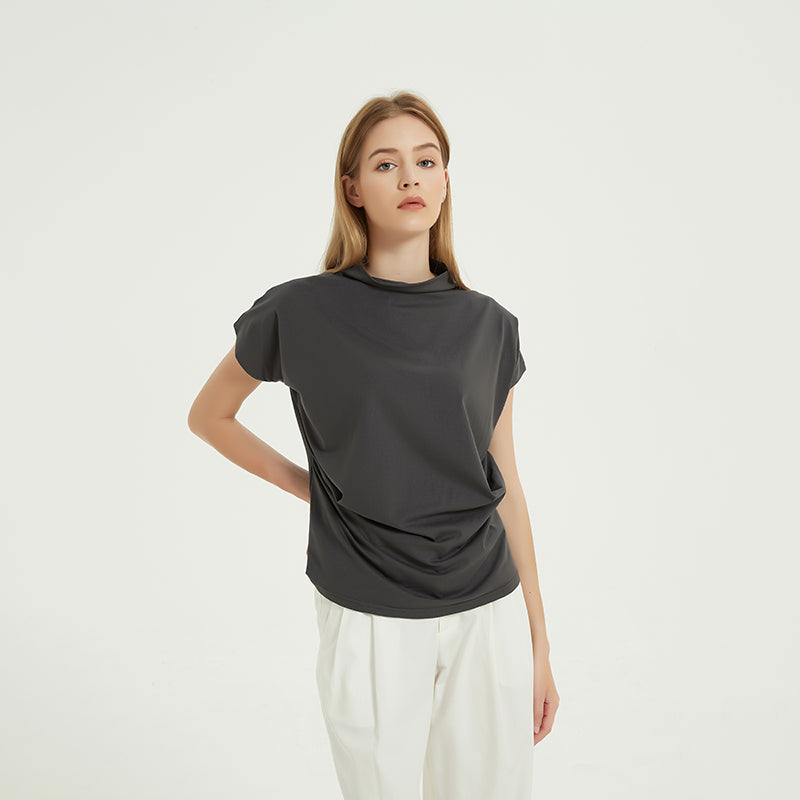 Susie Turtleneck Casual Tee Top Claire & Clara 