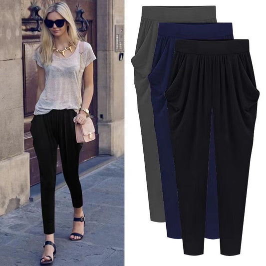 Teresa Casual Summer Harem Pants Bottoms Claire & Clara 