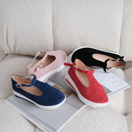 Terisa Soft Platform Wedges Shoes Shoes Claire & Clara 