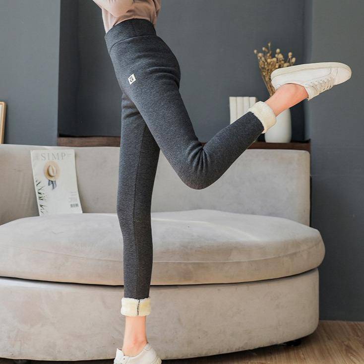 Winter Warm Fleece-Lined High Waist Leggings Bottoms > Leggings > High Waist Leggings > Warm Leggings > Winter Leggings > Fleece Leggings > Fleece- lined Leggings > Leggings for Women > Best Leggings for Women Claire & Clara 